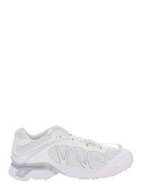 'Xt-Whisper' White Sneakers With Printed Logo On The Side And Drawstring Closure In Fabric Unisex