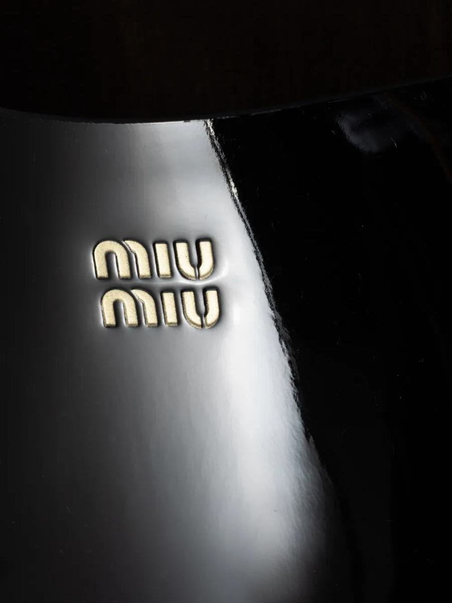 Miu Miu Patent Leather Clogs