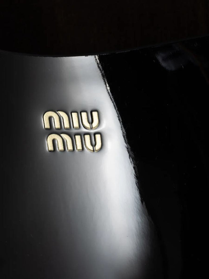 Miu Miu Patent Leather Clogs
