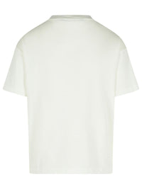 Palm Angels White Cotton T-Shirt