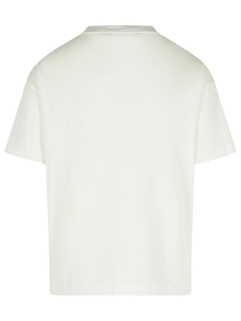 Palm Angels White Cotton T-Shirt