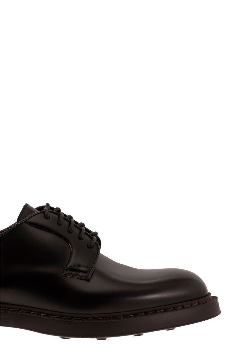 Doucal's Leather Derby Lace-Up