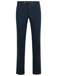 Pt Torino 'Superslim' Navy Cotton Pants