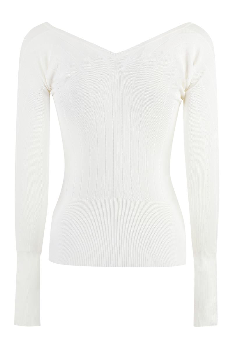 Jacquemus Pralù Knitted Viscosa-Blend Top