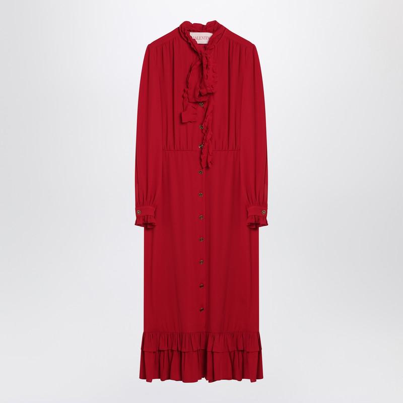 Valentino Garavani Dress With Ruffled Bow