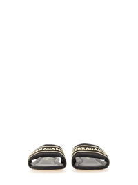 Salvatore Ferragamo Slide Sandal With Logo