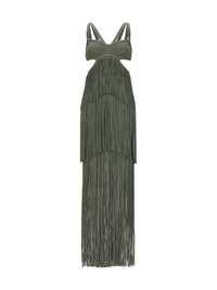 Hervé Léger 'Strappy Tiered Fringe' Dress