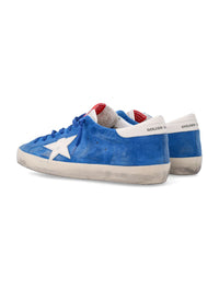 Golden Goose Super-Star Blue Sneakers