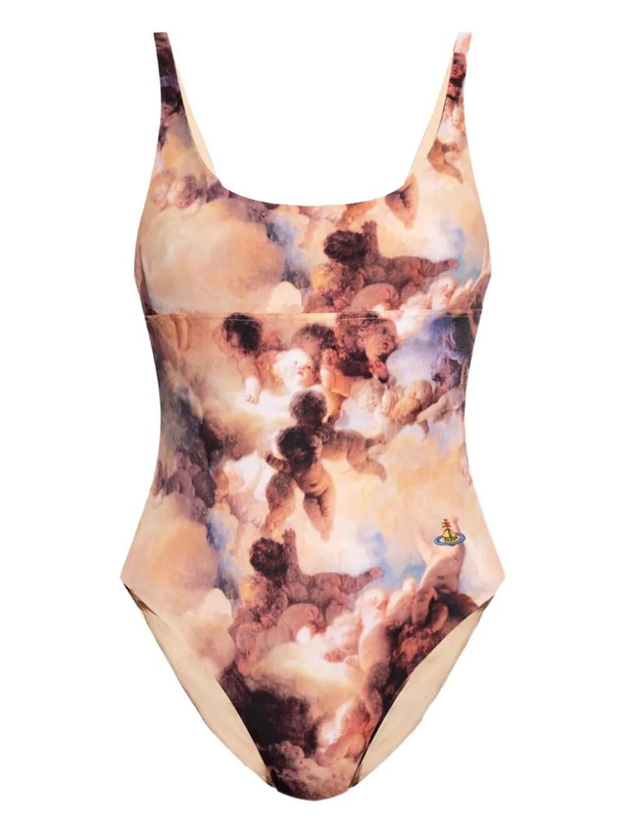 Vivienne Westwood Cherubs Straight Line Swimsuit Clothing