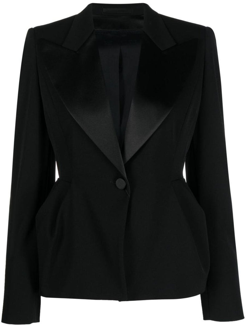 Max Mara Wool Single-Breasted Blazer Jacket