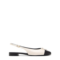 Tory Burch Cap-Toe Slingback Ballet