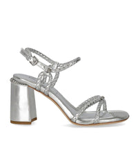 Ash Lola Bis Silver Heeled Sandal