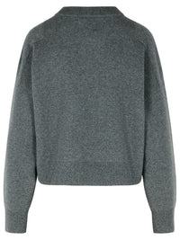 Loulou De Saison 'Boxy Miro' Grey Cashmere Sweater