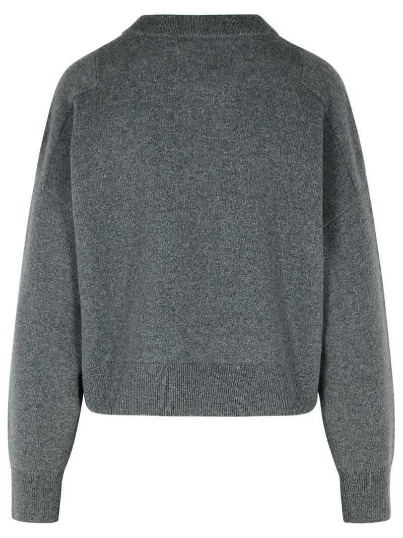 Loulou De Saison 'Boxy Miro' Grey Cashmere Sweater