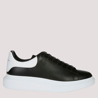 Alexander McQueen Black And White Leather Sneakers