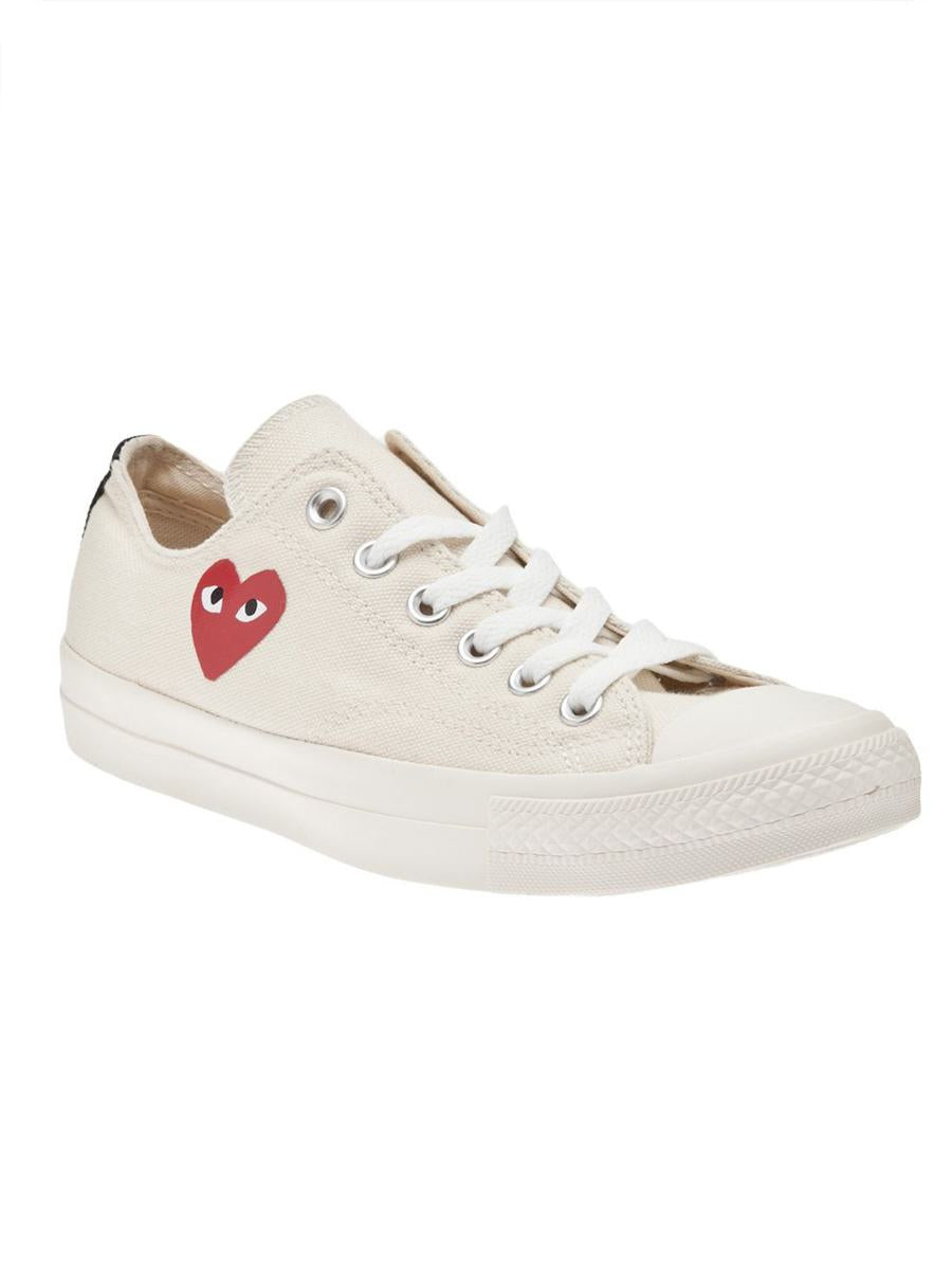 Comme Des Garçons Chuck Taylor Red Heart Sneakers