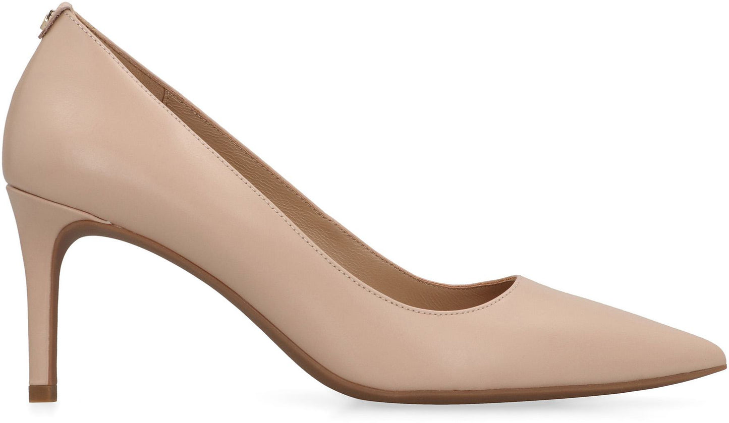 Michael Kors Alina Leather Pointy-Toe Pumps