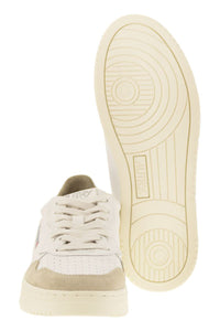 Autry Medalist Low - Two-Tone Leather Sneakers