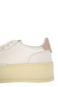 Autry Medalist Platform - Leather Trainers