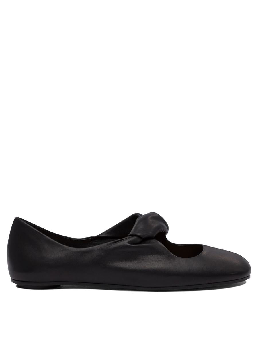 Alexander McQueen Twisted Detail Ballet Flats