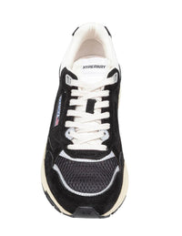 Autry Suede And Mesh Sneakers