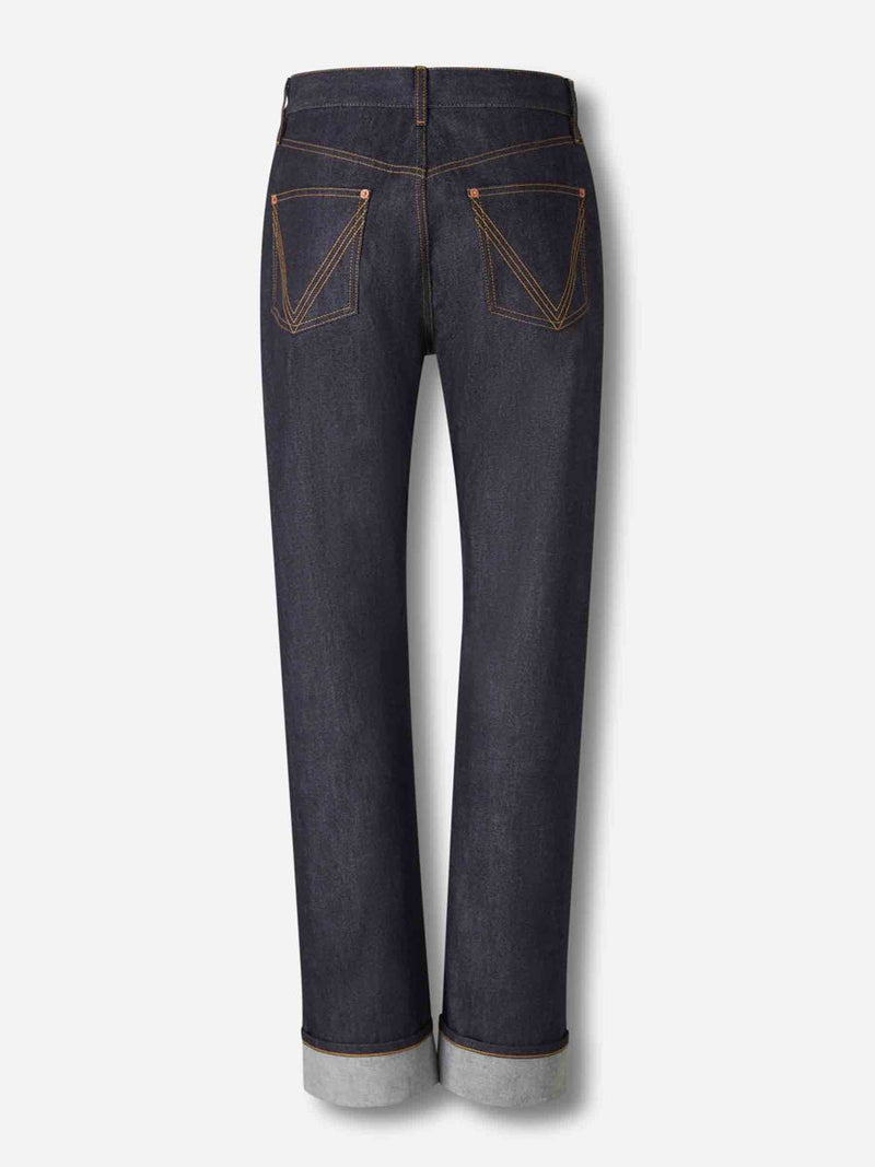 Bottega Veneta Straight Cotton Jeans