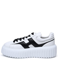 Hogan White Leather Sneakers