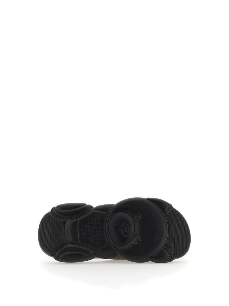 Moschino Rubber Teddy Sole Mules