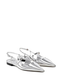 Jimmy Choo Didi Leather Ballet Flats Shoes