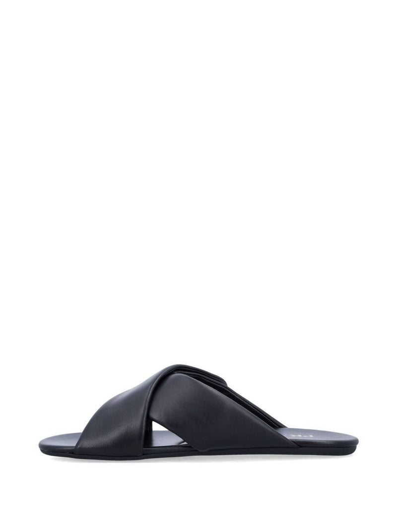 Prada Criss-Cross Logo Slides