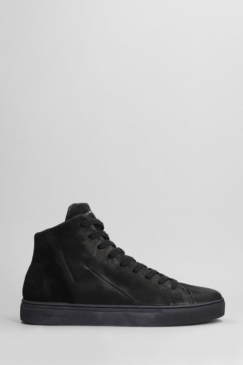Crime London High Top Minimal Sneakers