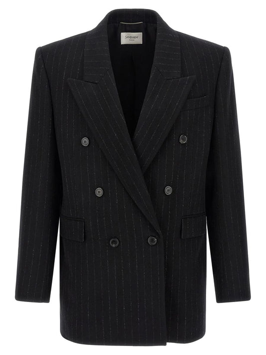 Saint Laurent Pinstripe Blazer