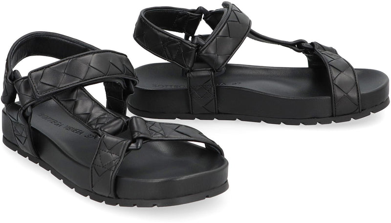Bottega Veneta Trip Leather Sandals