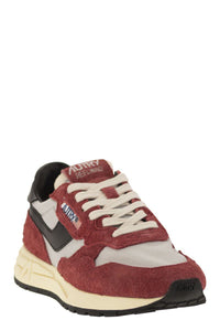 Autry Reelwind - Suede And Technical Textile Trainer