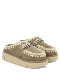 Mou "Bounce Clog Metal Logo" Slippers