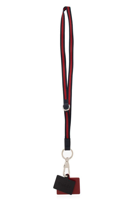 Gucci "Lanyard Web" Keychains