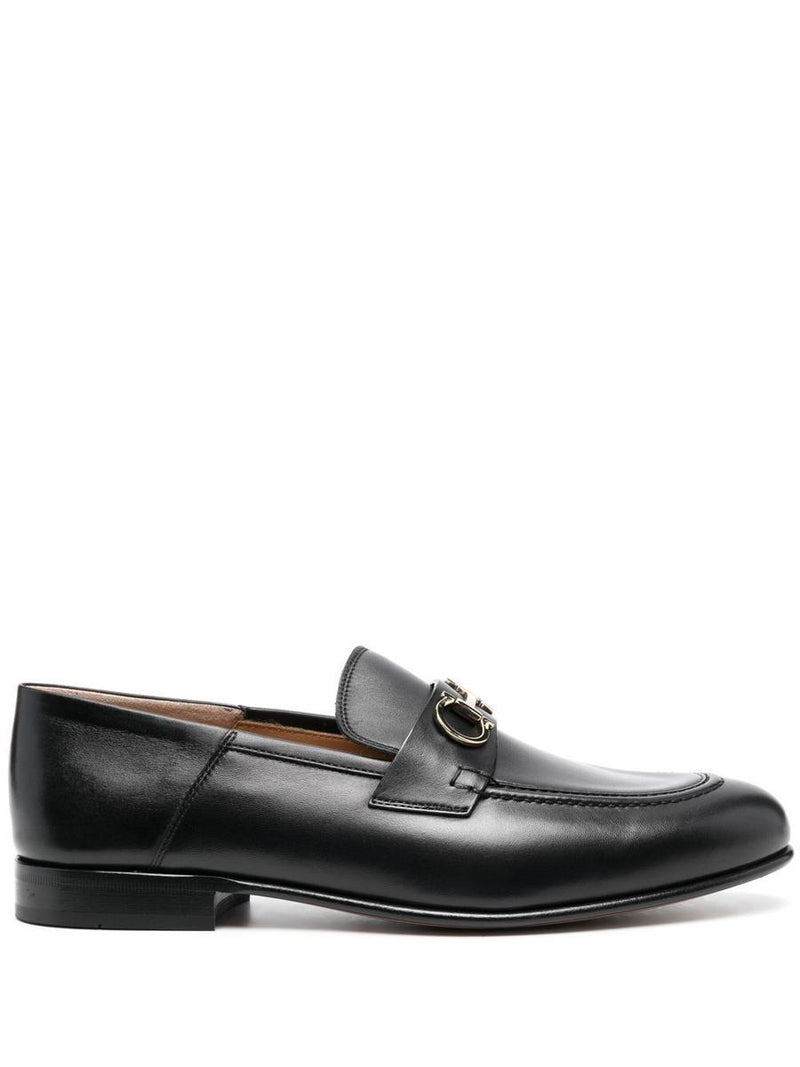 Salvatore Ferragamo Gancini Leather Loafers