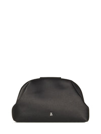 Amina Muaddi Camelia Satin Clutch