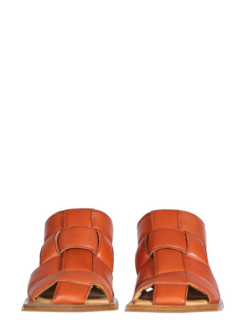 Miista Mule Mayte Brick Sandals