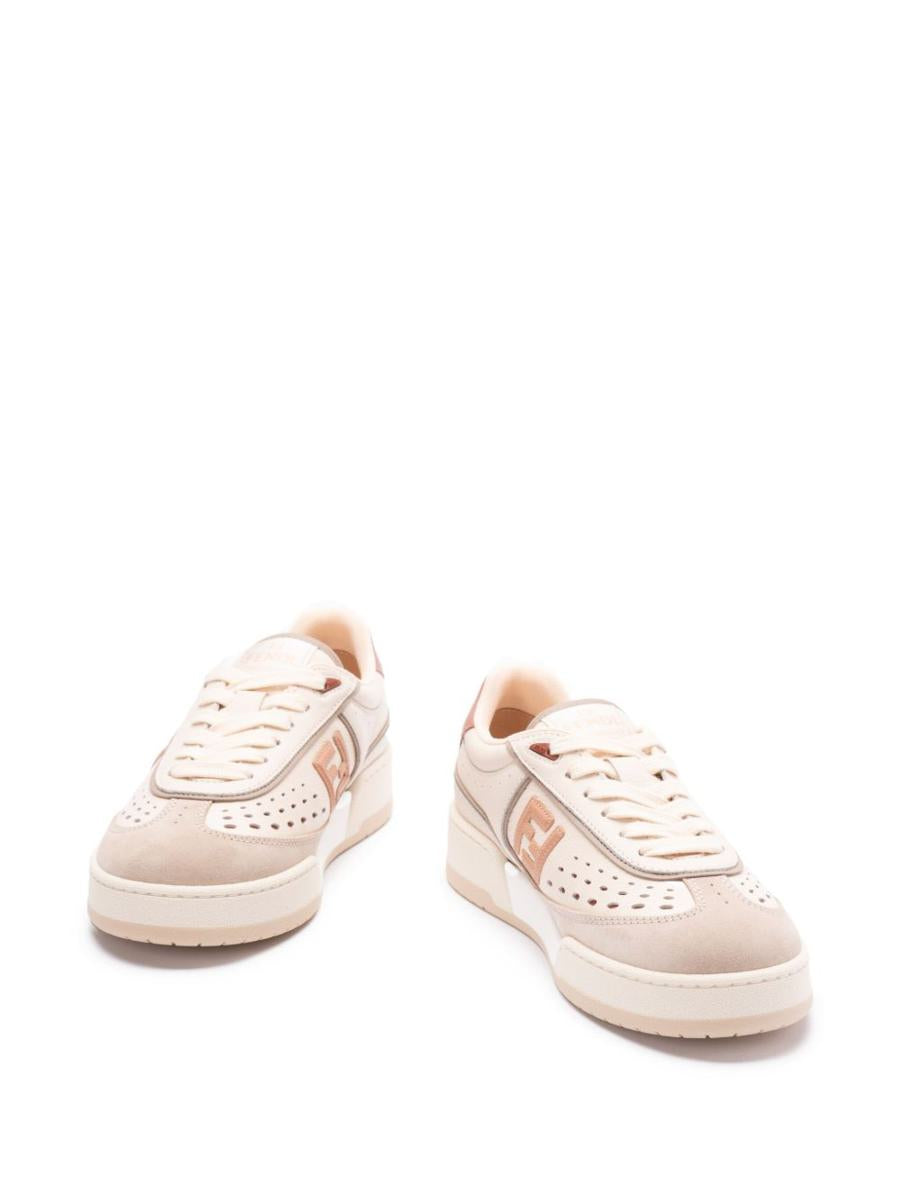 Fendi Fendi Match Leather Sneakers
