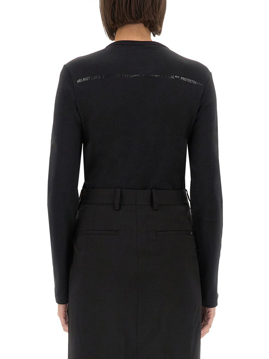 Helmut Lang Slim Fit T-Shirt With Logo