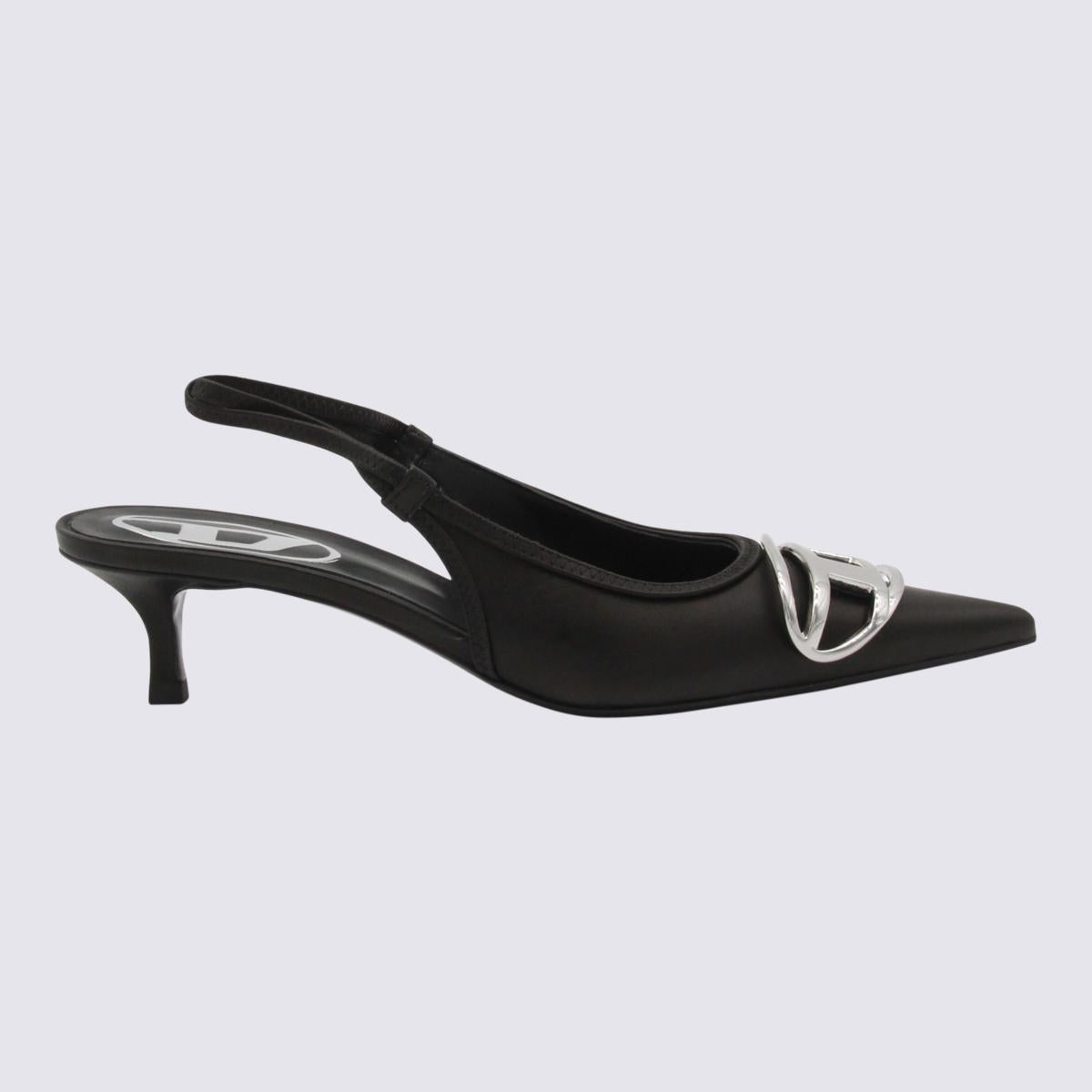 Diesel Black Leather D Venus Pumps