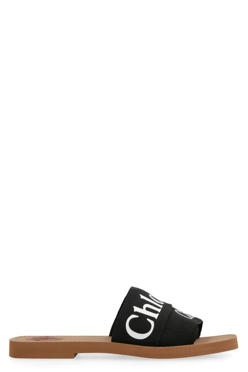 Chloé Woody Fabric Mules