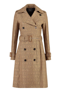Versace Cotton Blend Trench Coat