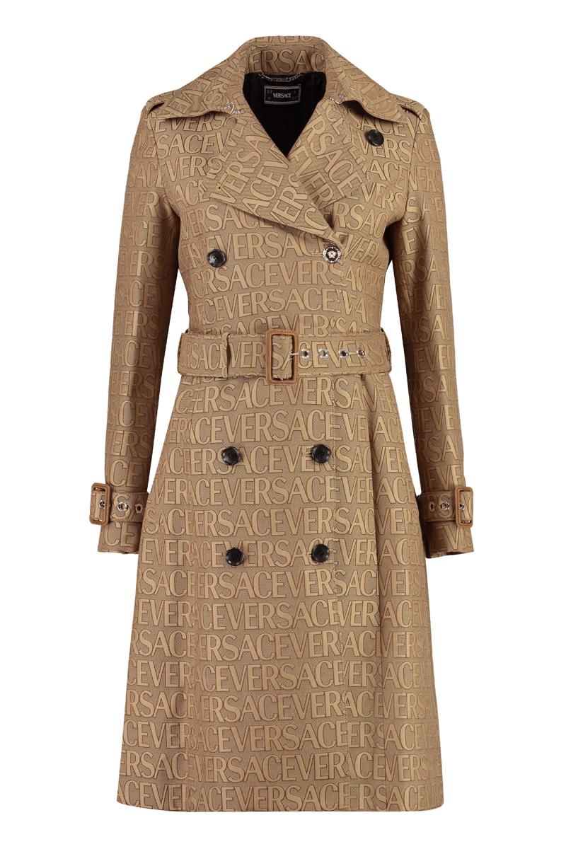 Versace Cotton Blend Trench Coat