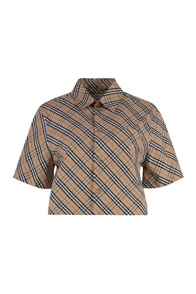 Burberry Checked Cotton Shirt