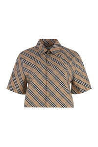 Burberry Checked Cotton Shirt