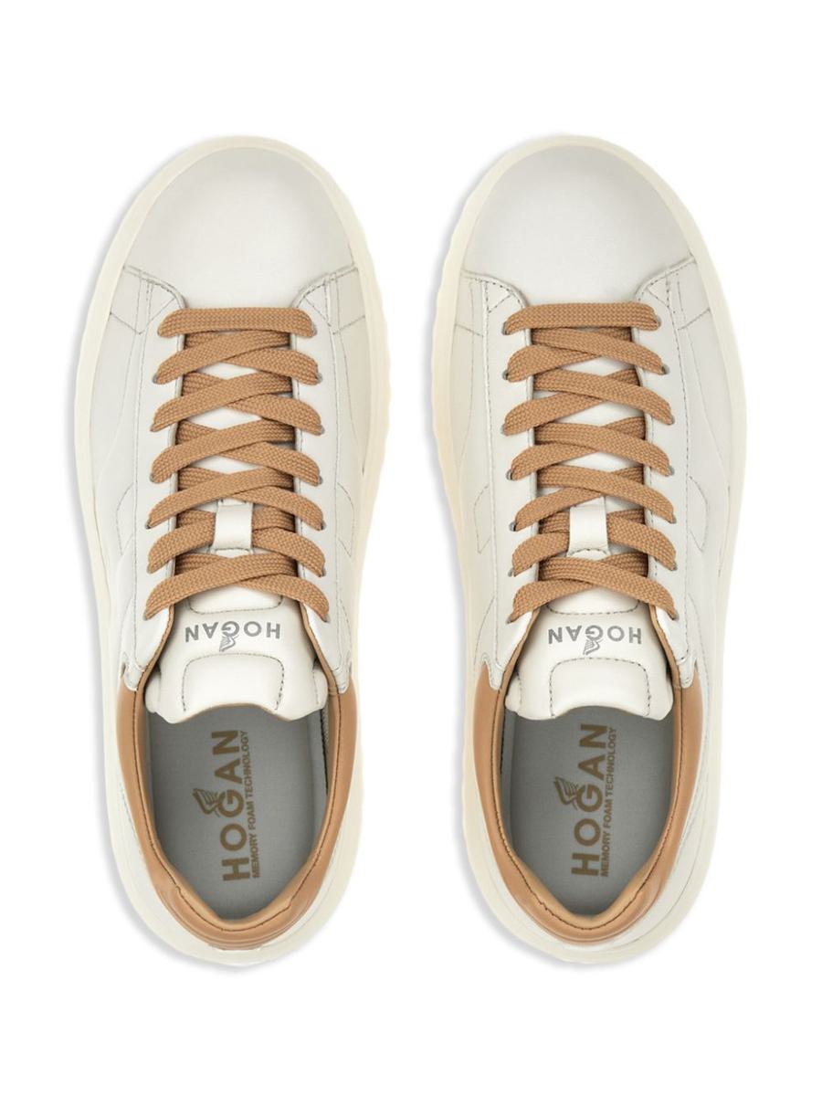 Hogan H-Stripes Leather Sneakers