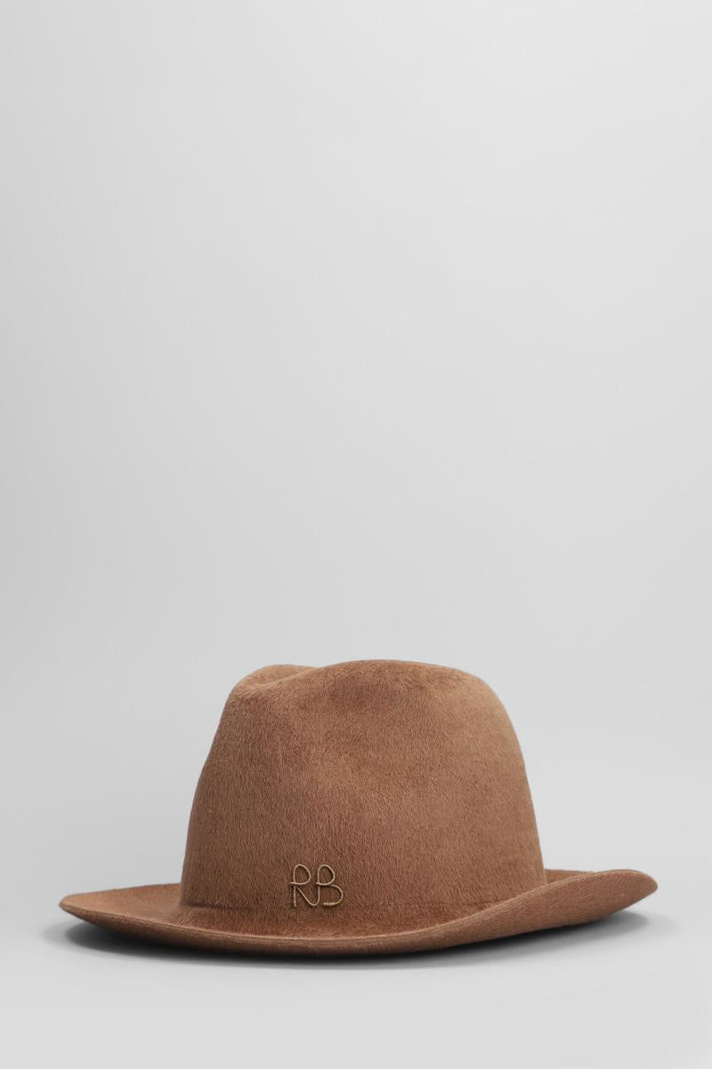 Ruslan Baginskiy Monogram Fedora Hat Hats