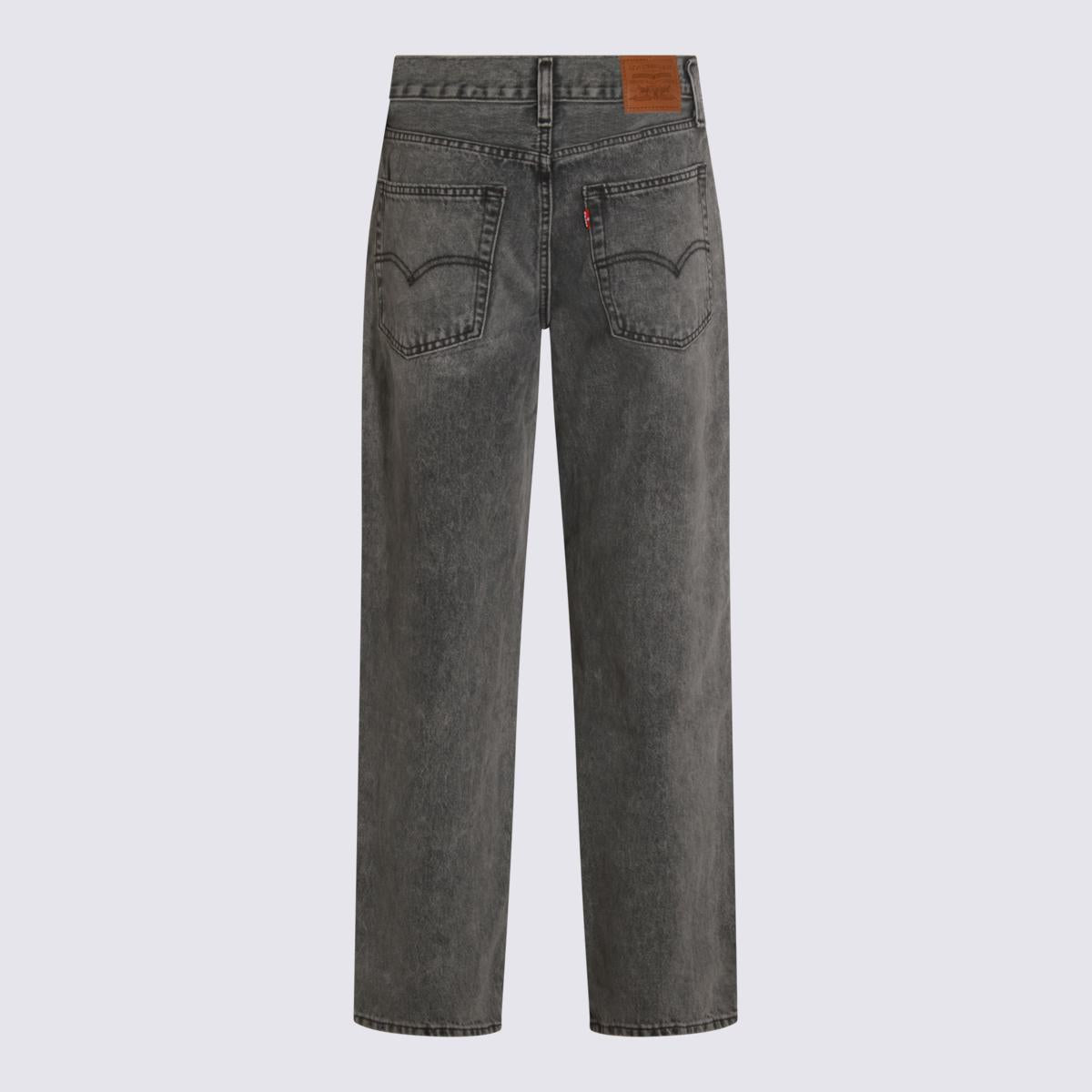 Levi'S Grey Cotton Denim Jeans